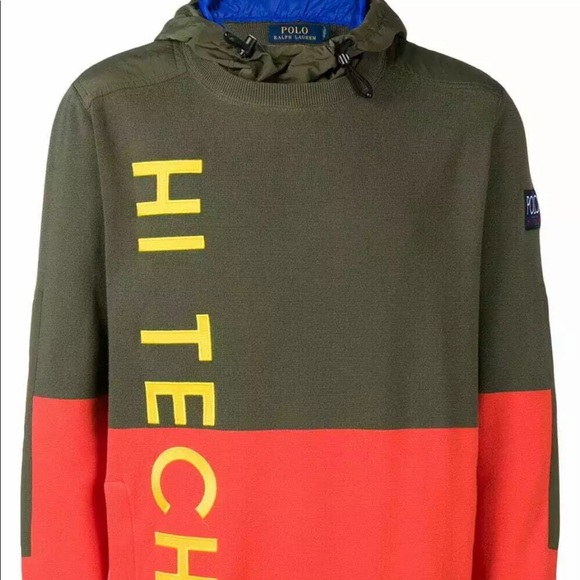 Polo Ralph Lauren Hi Tech Hoodie Pullover $250 - Picture 2 of 5